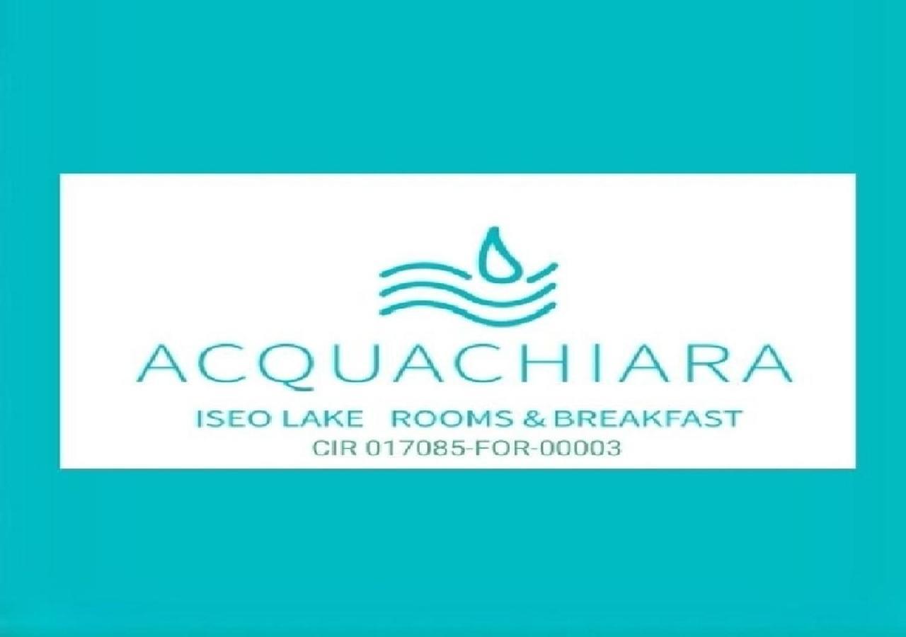 Acquachiara Iseo Deluxe Bed & Breakfast Iseo Center With Garden And Parking Inside Foresteria 外观 照片