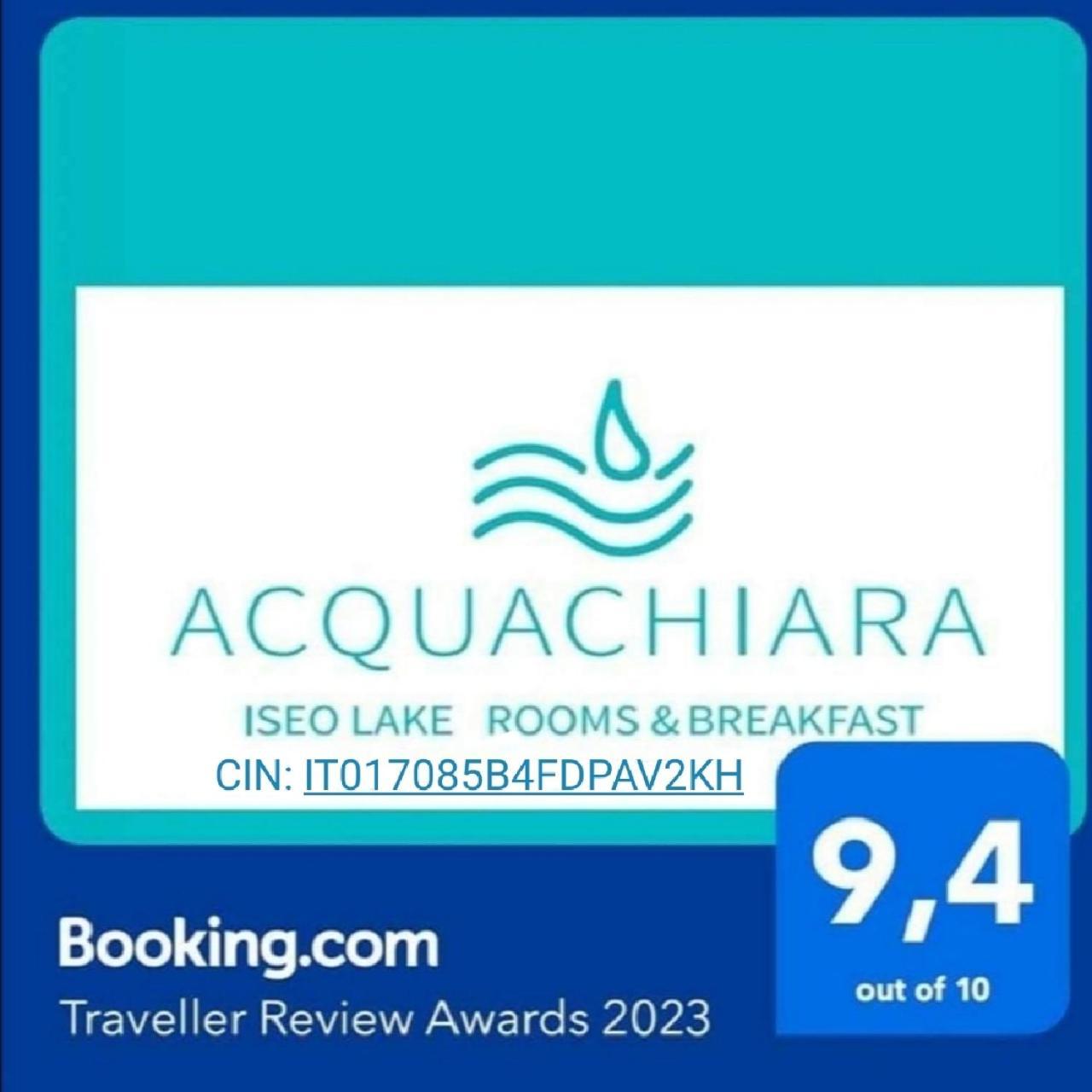 Acquachiara Iseo Deluxe Bed & Breakfast Iseo Center With Garden And Parking Inside Foresteria 外观 照片