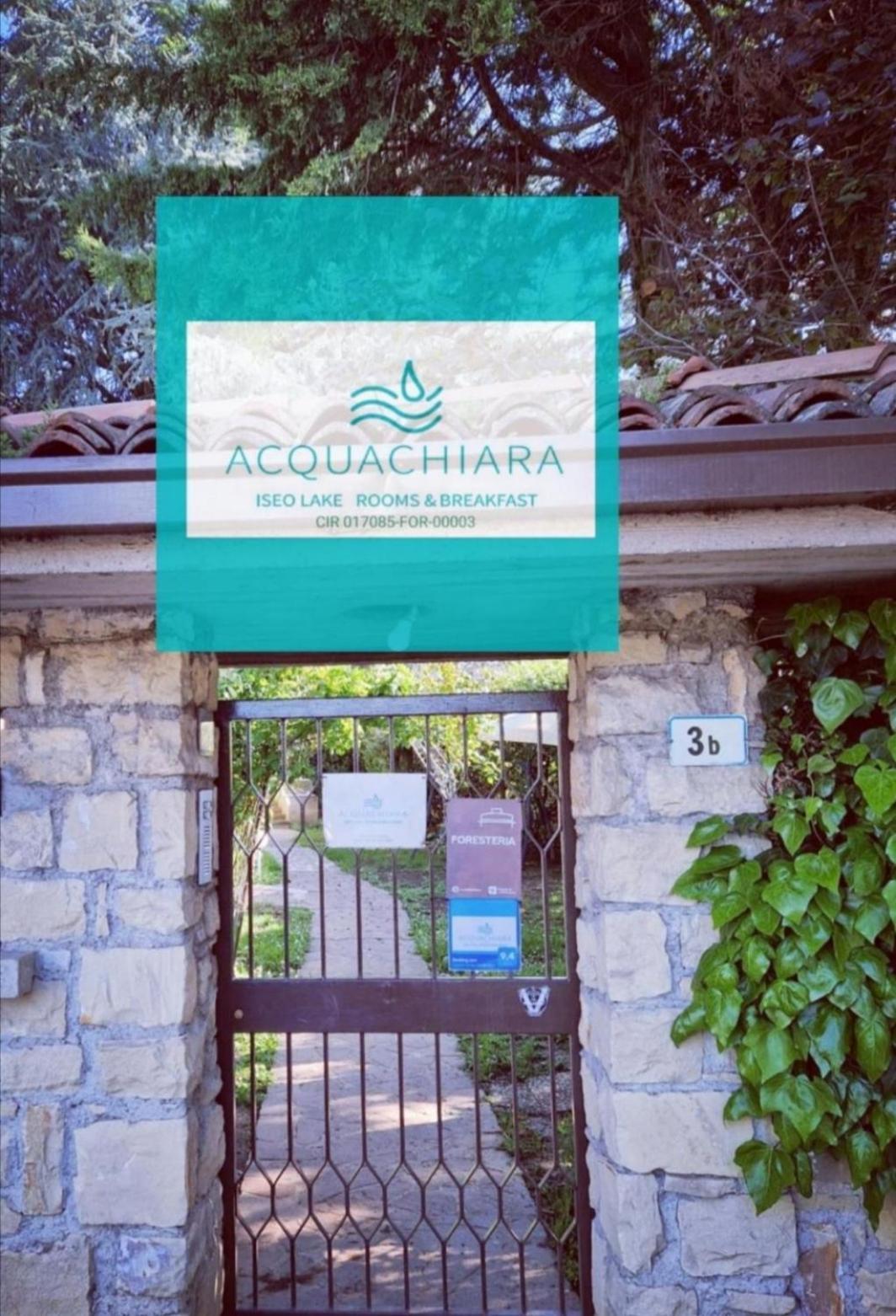 Acquachiara Iseo Deluxe Bed & Breakfast Iseo Center With Garden And Parking Inside Foresteria 外观 照片